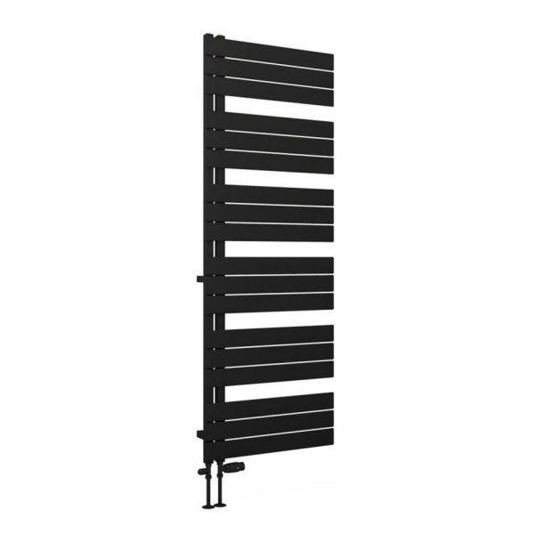 Eastbrook Helmsley 1640 x 600 Matt Black Designer Towel Rail