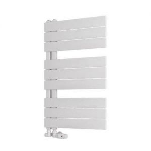 Eastbrook Helmsley 800 x 500 Matt White Designer Towel Rail