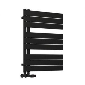 Eastbrook Helmsley 800 x 600 Matt Black Designer Towel Rail