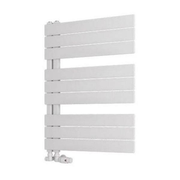 Eastbrook Helmsley 800 x 600 Matt White Designer Towel Rail