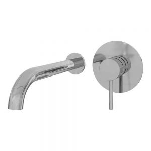 Eastbrook Heyford Chrome Wall Mounted Basin Mixer Tap