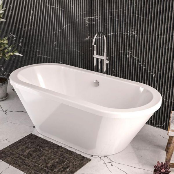 Eastbrook Humber White Double Ended Freestanding Bath 1700 x 755mm