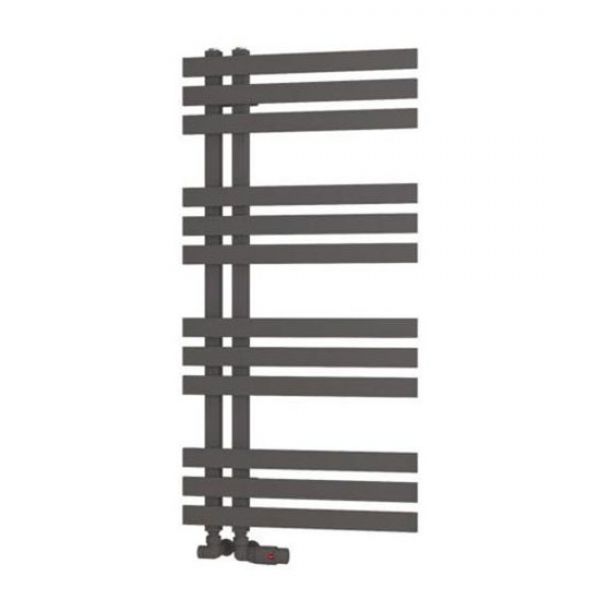 Eastbrook Hurley 1000 x 500 Matt Anthracite Designer Towel Rail