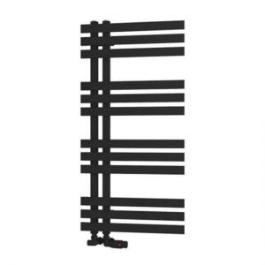 Eastbrook Hurley 1000 x 500 Matt Black Designer Towel Rail