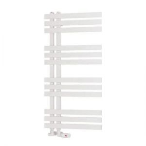 Eastbrook Hurley 1000 x 500 Matt White Designer Towel Rail