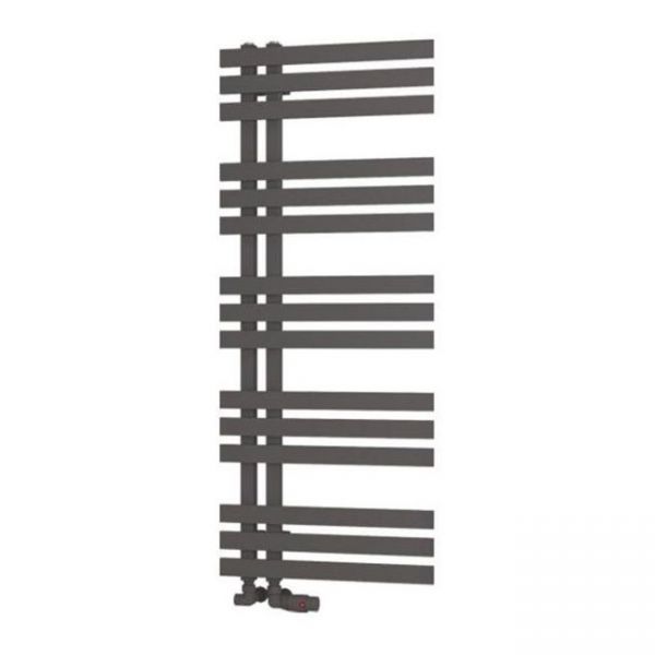 Eastbrook Hurley 1200 x 500 Matt Anthracite Designer Towel Rail