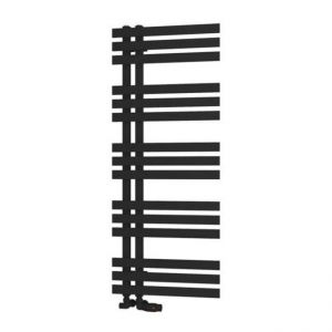 Eastbrook Hurley 1200 x 500 Matt Black Designer Towel Rail