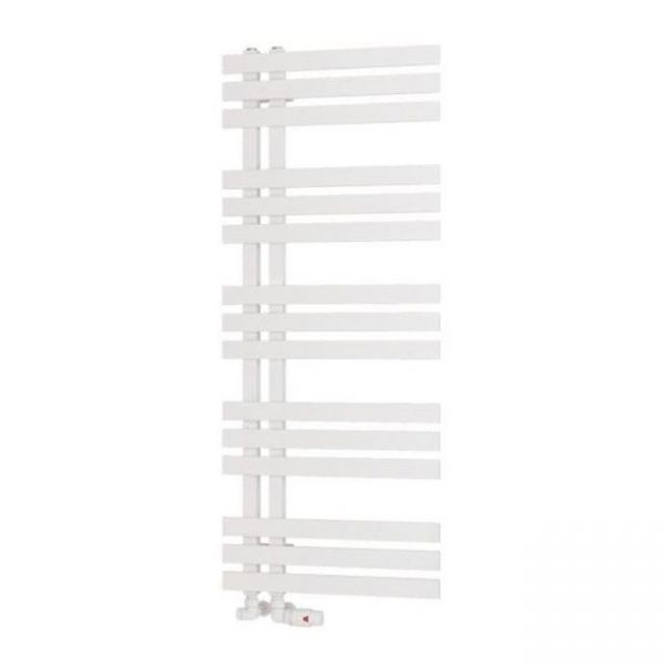 Eastbrook Hurley 1200 x 500 Matt White Designer Towel Rail