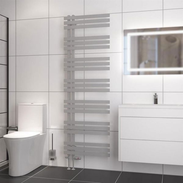 Eastbrook Hurley 1800 x 600 Matt Grey Designer Towel Rail #2