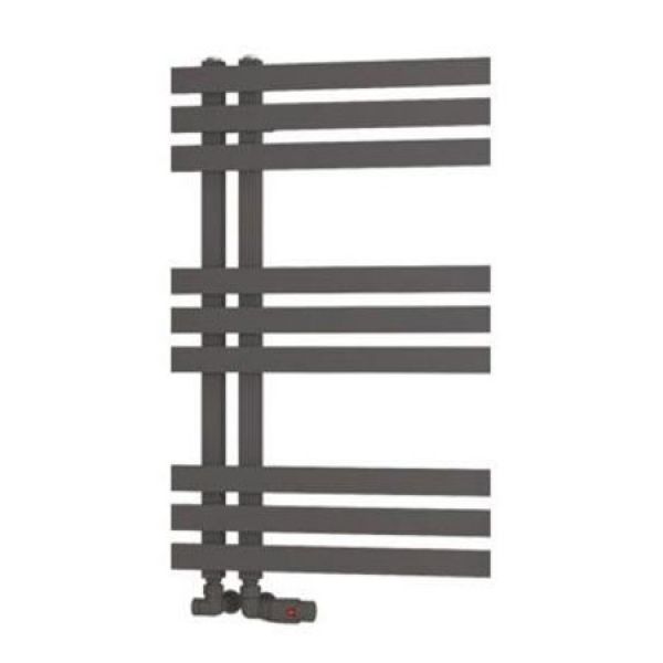 Eastbrook Hurley 800 x 500 Matt Anthracite Designer Towel Rail