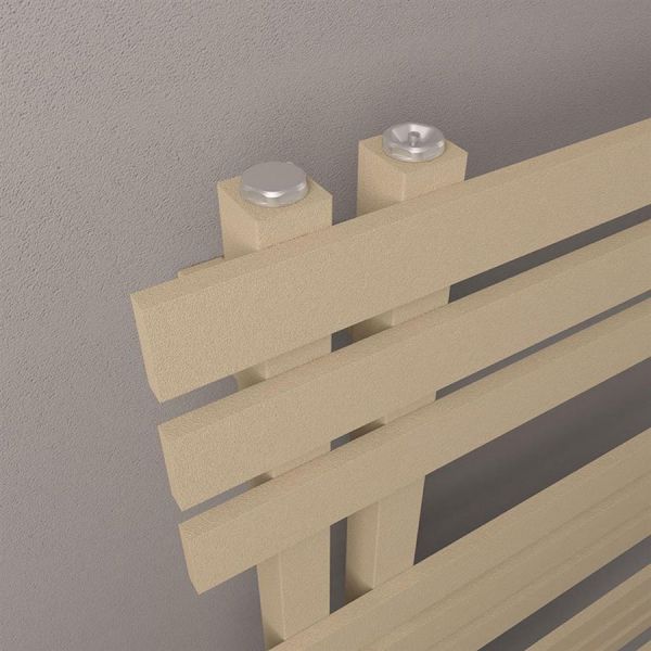 Eastbrook Hurley 800 x 500 Matt Cappuccino Designer Towel Rail #3