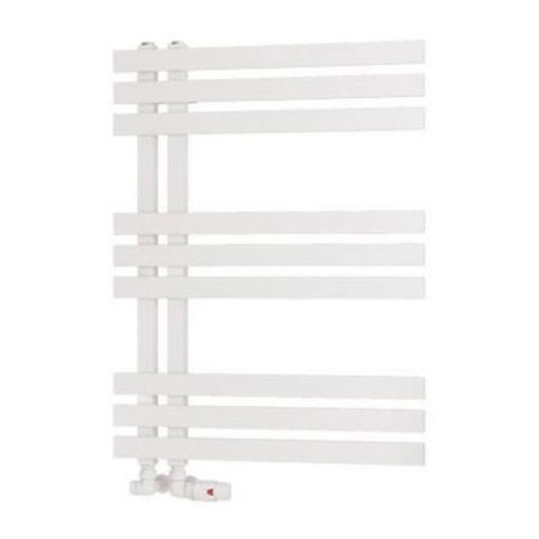 Eastbrook Hurley 800 x 600 Matt White Designer Towel Rail