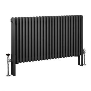 Eastbrook Imperia 600 x 1145 Matt Anthracite 3 Column Radiator