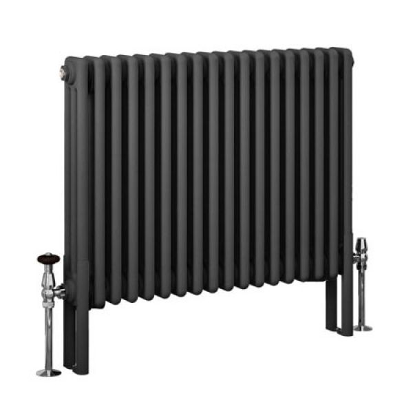 Eastbrook Imperia 600 x 830 Matt Anthracite 3 Column Radiator