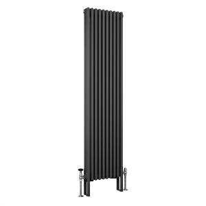 Eastbrook Imperia 1800 x 470 Matt Anthracite 3 Column Radiator