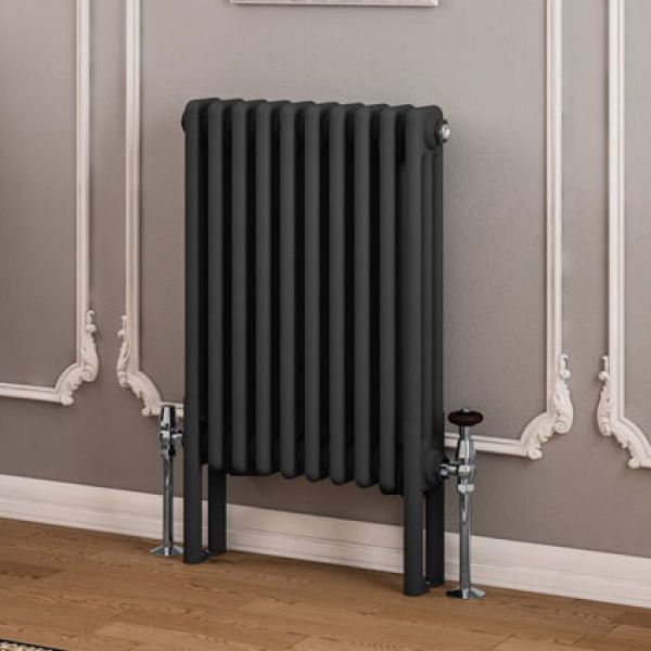 Eastbrook Imperia 600 x 470 Matt Anthracite 3 Column Radiator #2