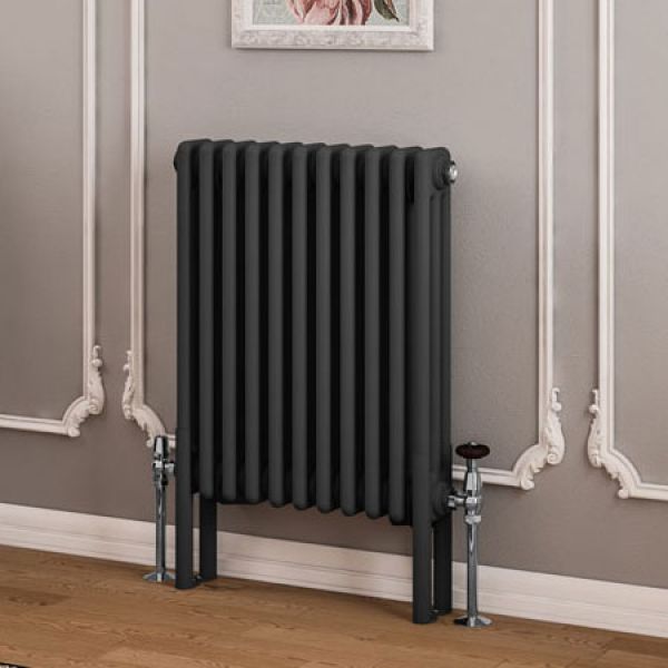 Eastbrook Imperia 600 x 515 Matt Anthracite 3 Column Radiator #2