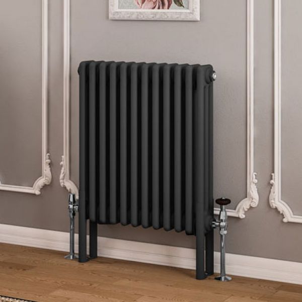 Eastbrook Imperia 600 x 560 Matt Anthracite 3 Column Radiator #2