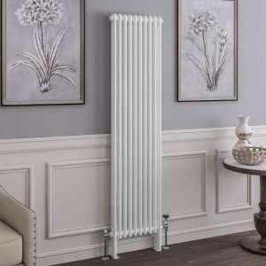 Eastbrook Imperia 1800 x 470 Gloss White 2 Column Radiator