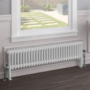Eastbrook Imperia 300 x 1370 Gloss White 2 Column Radiator