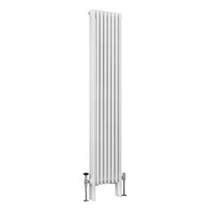 Eastbrook Imperia 1800 x 380 Gloss White 3 Column Radiator