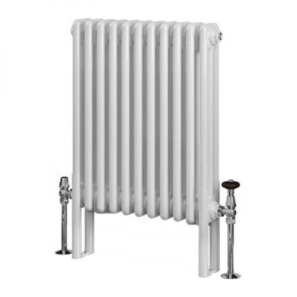 Eastbrook Imperia 600 x 515 Gloss White 3 Column Radiator #2