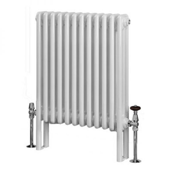 Eastbrook Imperia 600 x 560 Gloss White 3 Column Radiator #2