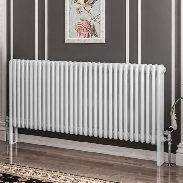 Eastbrook Imperia 600 x 1460 Gloss White 3 Column Radiator