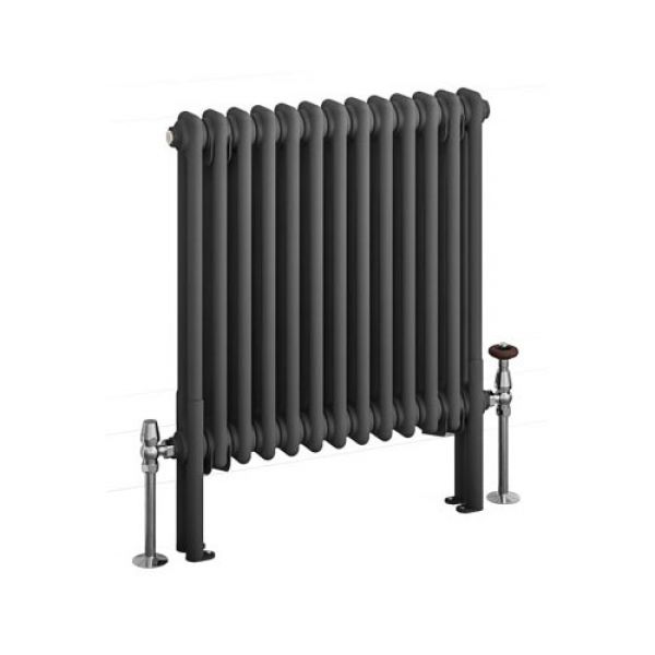 Eastbrook Imperia 600 x 605 Matt Anthracite 2 Column Radiator #2