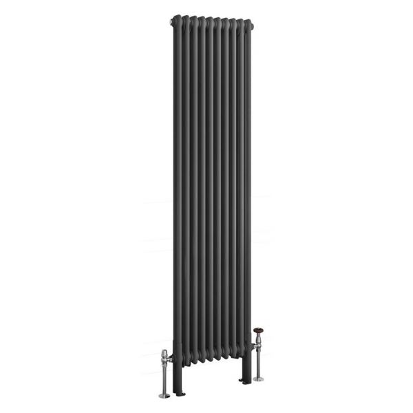 Eastbrook Imperia 1800 x 470 Matt Anthracite 2 Column Radiator #2