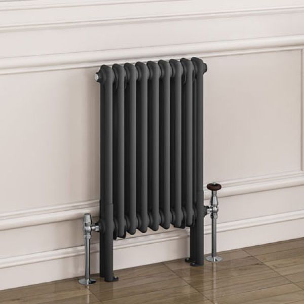 Eastbrook Imperia 600 x 425 Matt Anthracite 2 Column Radiator