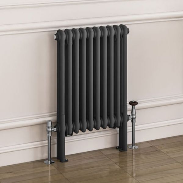 Eastbrook Imperia 600 x 470 Matt Anthracite 2 Column Radiator