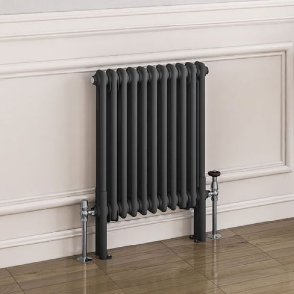 Eastbrook Imperia 600 x 515 Matt Anthracite 2 Column Radiator