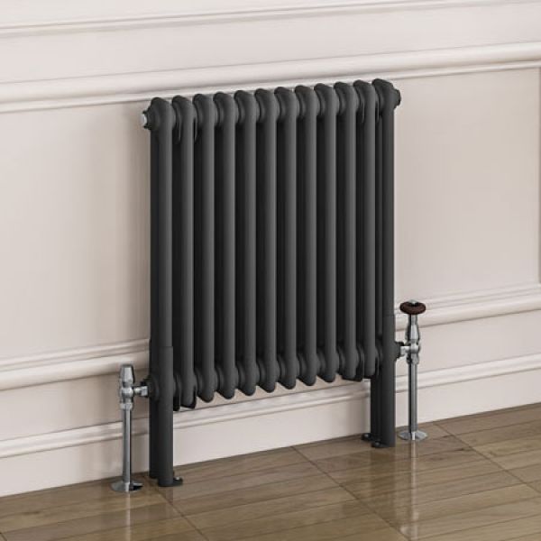 Eastbrook Imperia 600 x 560 Matt Anthracite 2 Column Radiator