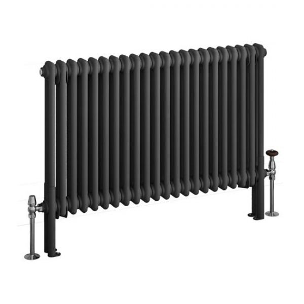 Eastbrook Imperia 600 x 1010 Matt Anthracite 2 Column Radiator #2