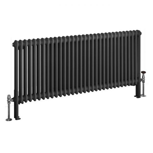 Eastbrook Imperia 600 x 1460 Matt Anthracite 2 Column Radiator #2