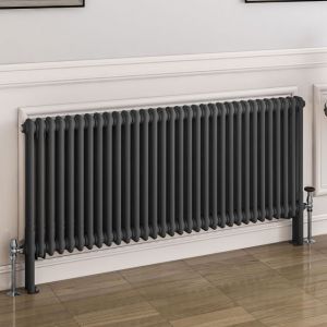 Eastbrook Imperia 600 x 1460 Matt Anthracite 2 Column Radiator