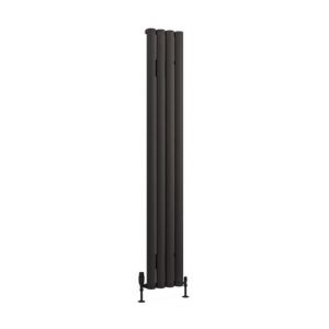 Eastbrook Kelmscott 1800 x 275 Matt Anthracite Aluminium Designer Radiator