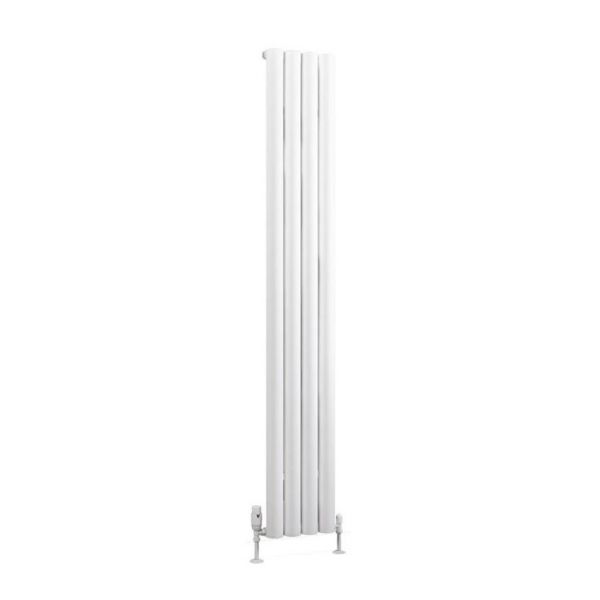 Eastbrook Kelmscott 1800 x 275 Matt White Aluminium Designer Radiator