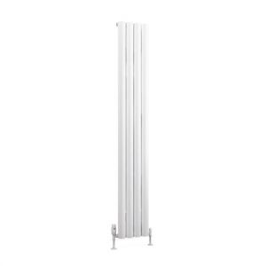 Eastbrook Kelmscott 1800 x 275 Matt White Aluminium Designer Radiator