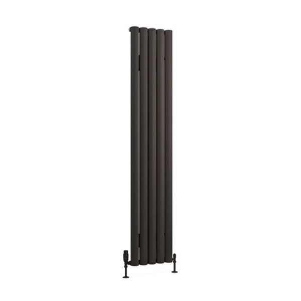 Eastbrook Kelmscott 1800 x 345 Matt Anthracite Aluminium Designer Radiator