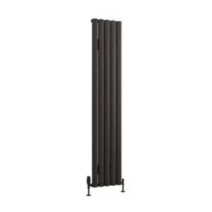 Eastbrook Kelmscott 1800 x 345 Matt Anthracite Aluminium Designer Radiator