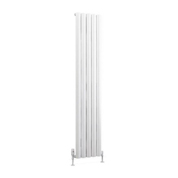 Eastbrook Kelmscott 1800 x 345 Matt White Aluminium Designer Radiator