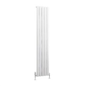Eastbrook Kelmscott 1800 x 345 Matt White Aluminium Designer Radiator