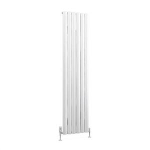 Eastbrook Kelmscott 1800 x 415 Matt White Aluminium Designer Radiator