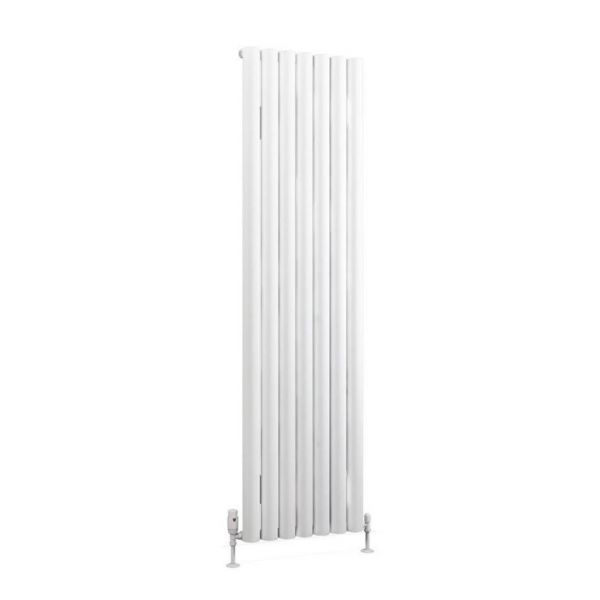 Eastbrook Kelmscott 1800 x 485 Matt White Aluminium Designer Radiator