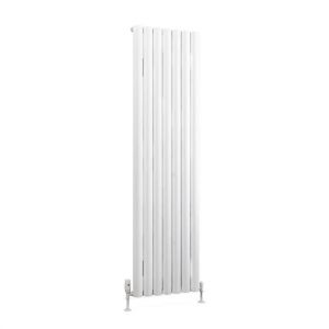 Eastbrook Kelmscott 1800 x 485 Matt White Aluminium Designer Radiator