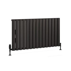 Eastbrook Kelmscott 600 x 1045 Matt Anthracite Aluminium Designer Radiator