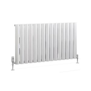 Eastbrook Kelmscott 600 x 1045 Matt White Aluminium Designer Radiator