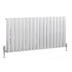 Eastbrook Kelmscott 600 x 1185 Matt White Aluminium Designer Radiator